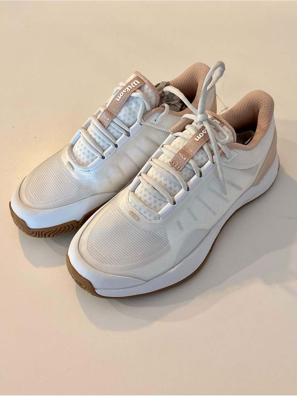 Women's Intrigue Tour Tennis Shoes White and Cameo Rose